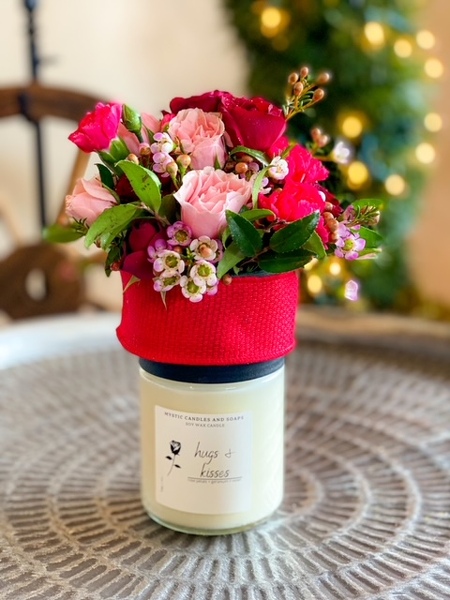 Bloom and Glow - Valentine Edition from Prescott Flower Shop in Prescott, AZ